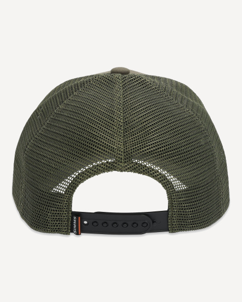 Кепка Simms Cardwell Trucker (; one size; Dark Olive)